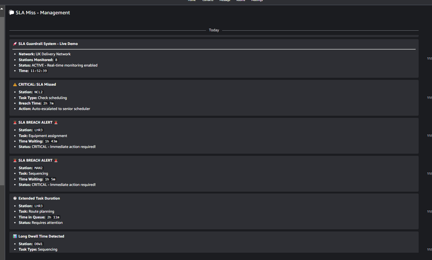 Management Webhook System