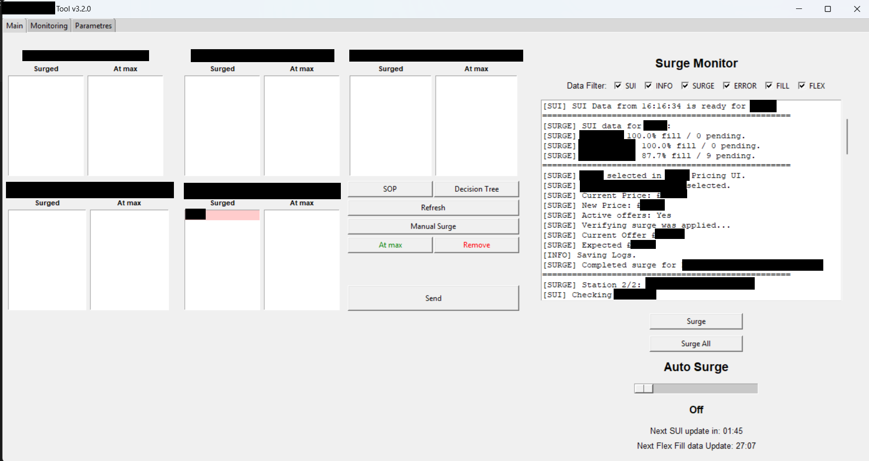 Dashboard Interface