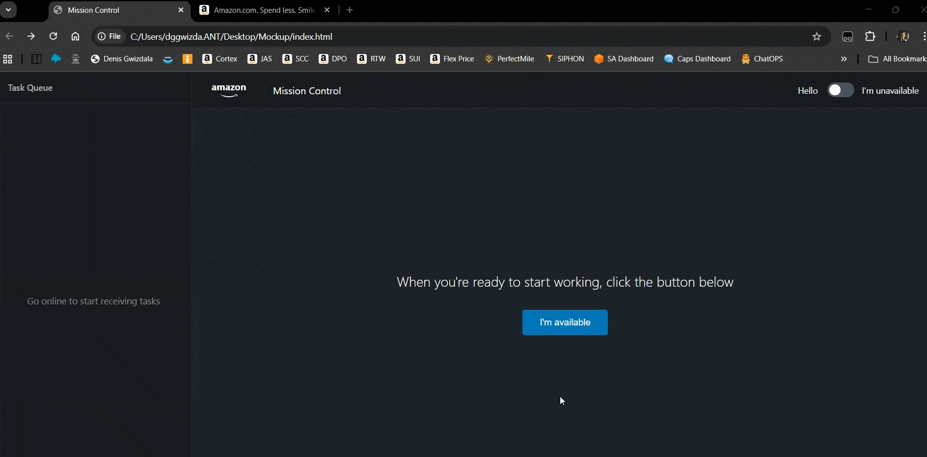 Work Monitoring Workflow